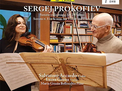Fon&eacute; SERGEJ PROKOFIEV - SONATA IN DO MAGG. FOR 2 VIOLINS - SONATA N.1 IN FA MIN. FOR VIOLIN AND PIANO