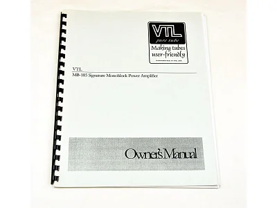 VTL MB-185 SIGNATURE VTL MB-185 SIGNATURE