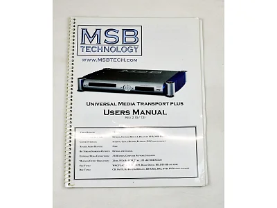 MSB UNIVERSAL MEDIA TRANSPORT PLUS