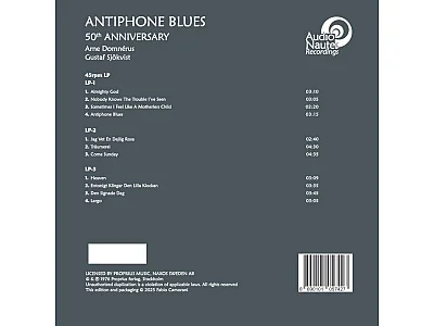 ARNE DOMNÉRUS: ANTIPHONE BLUES 50TH ANNIVERSARY EDITION