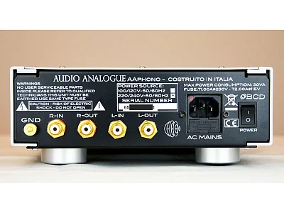 AUDIO ANALOGUE AA PHONO AUDIO ANALOGUE AA PHONO